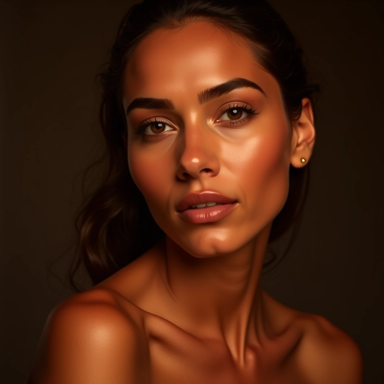 Mulher com pele radiante e iluminada para casamento.