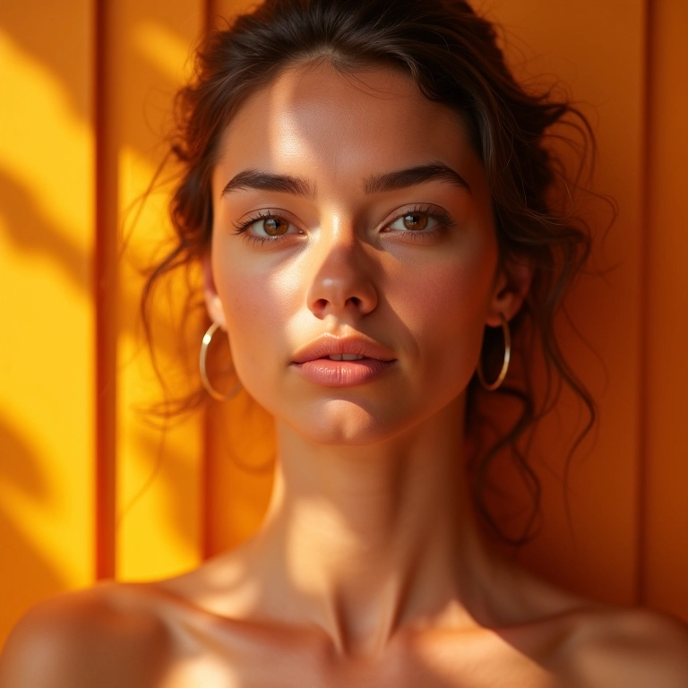 Mulher exibindo um brilho natural após usar primer em óleo.