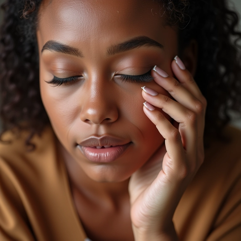 Mulheres diversas aplicando cola de cílios com segurança e beleza.