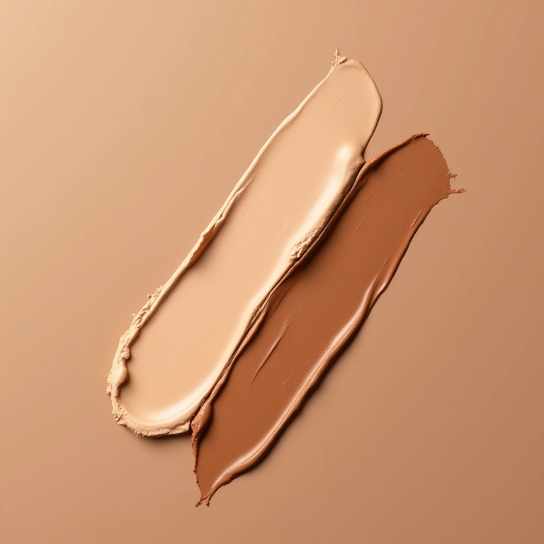 Níveis de cobertura de base para pele mista: leve, média e alta.