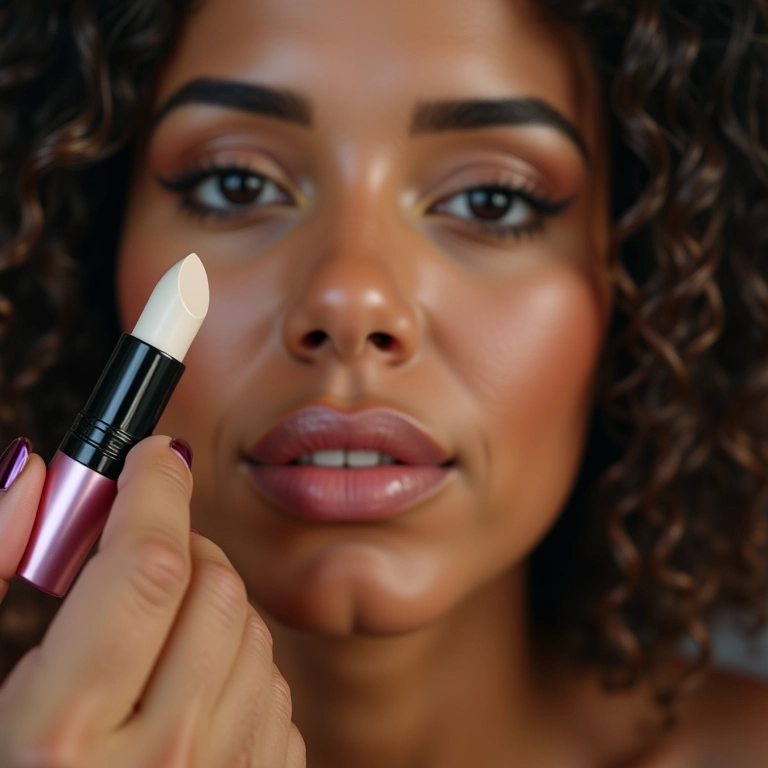 Noiva brasileira usando iluminador de marca nacional.