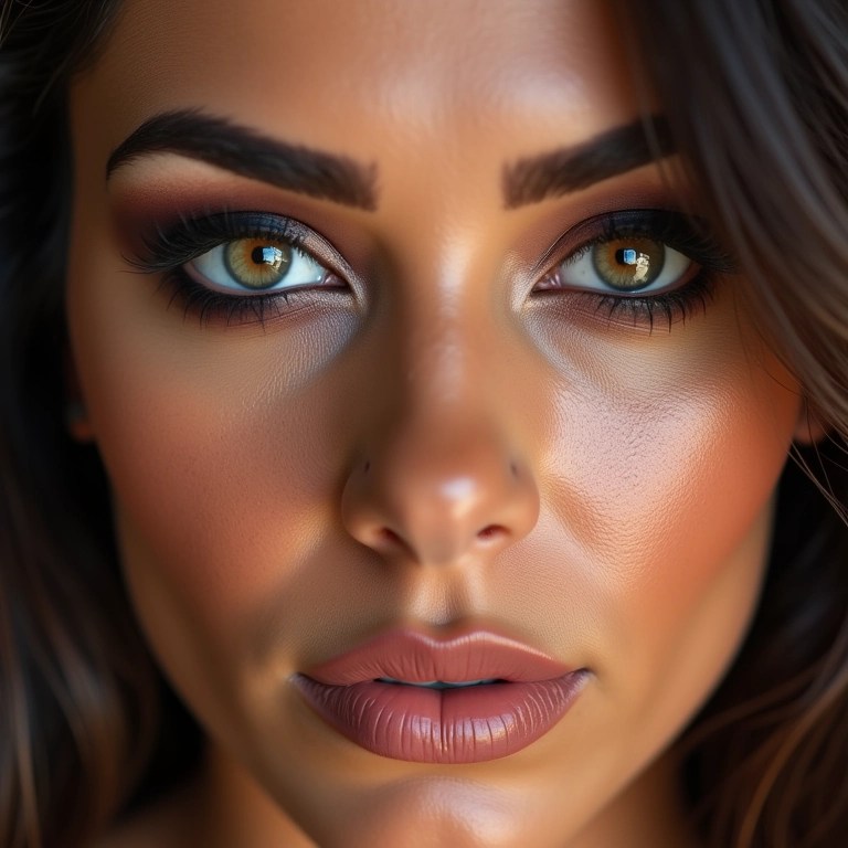 Olhos marcantes com maquiagem esfumada para formatura.