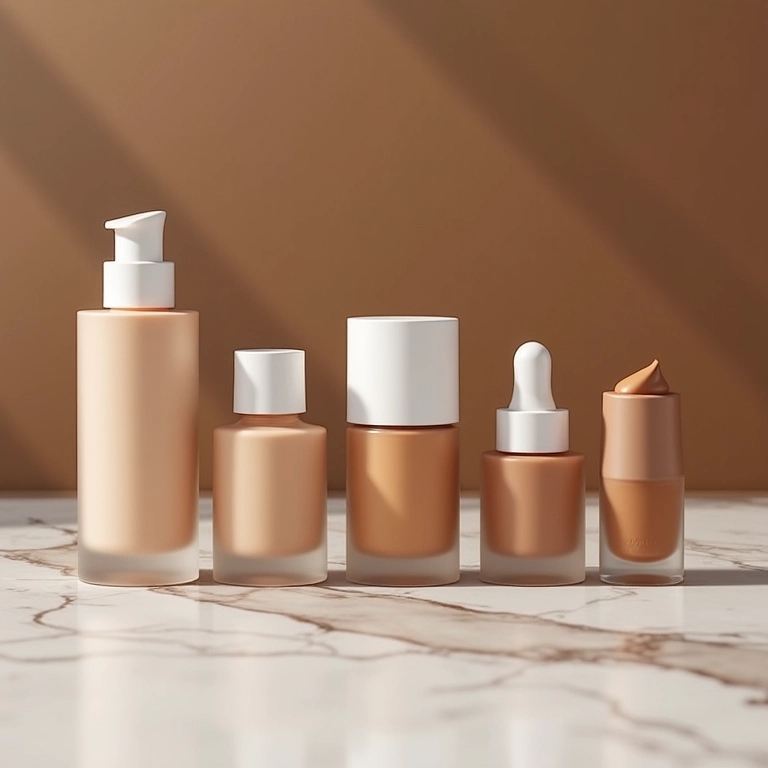 Opções de base para pele mista.