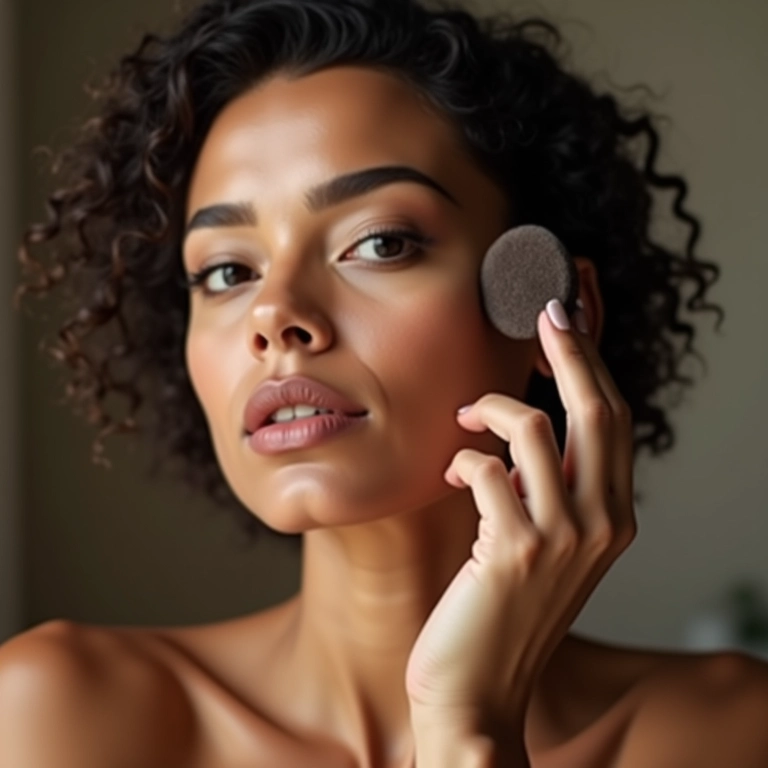 Passo a passo de como aplicar o pó para selar corretivo corretamente.