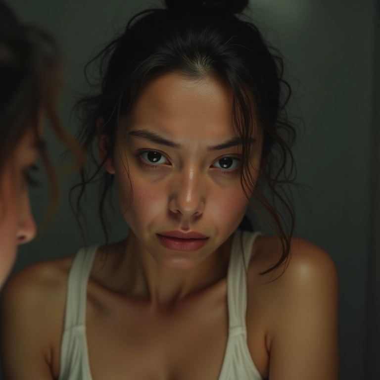 Pele afetada pela falta de skincare.