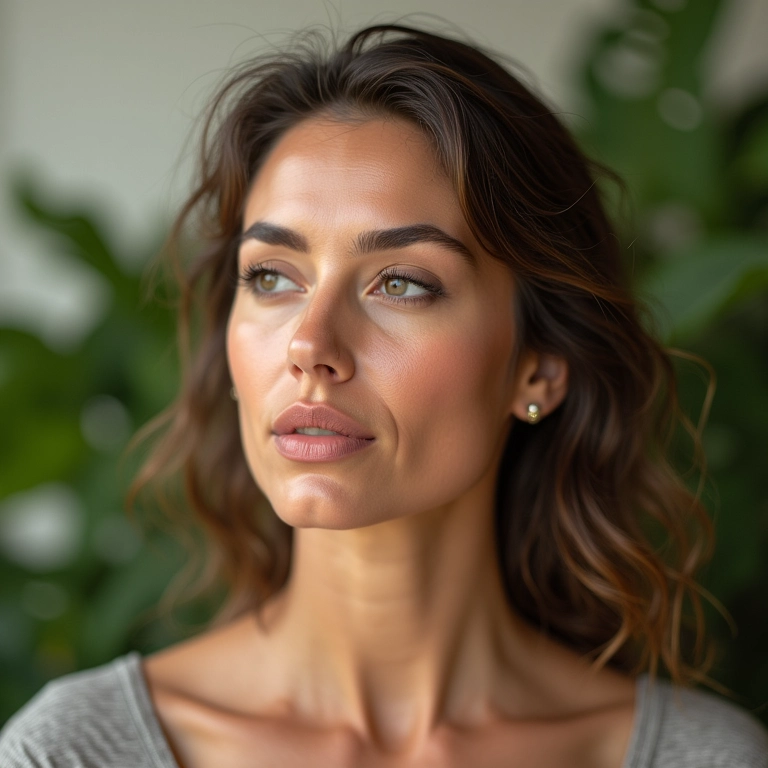 Pele madura radiante sem pó matte extremo.