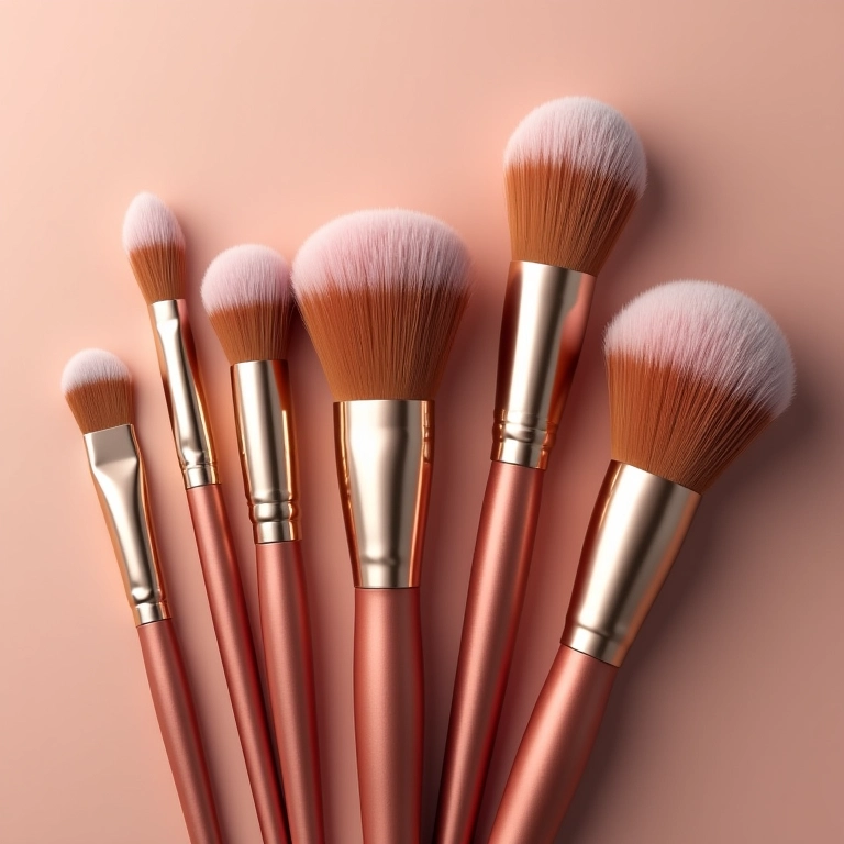 Pincéis ideais para aplicar bronzer frio.