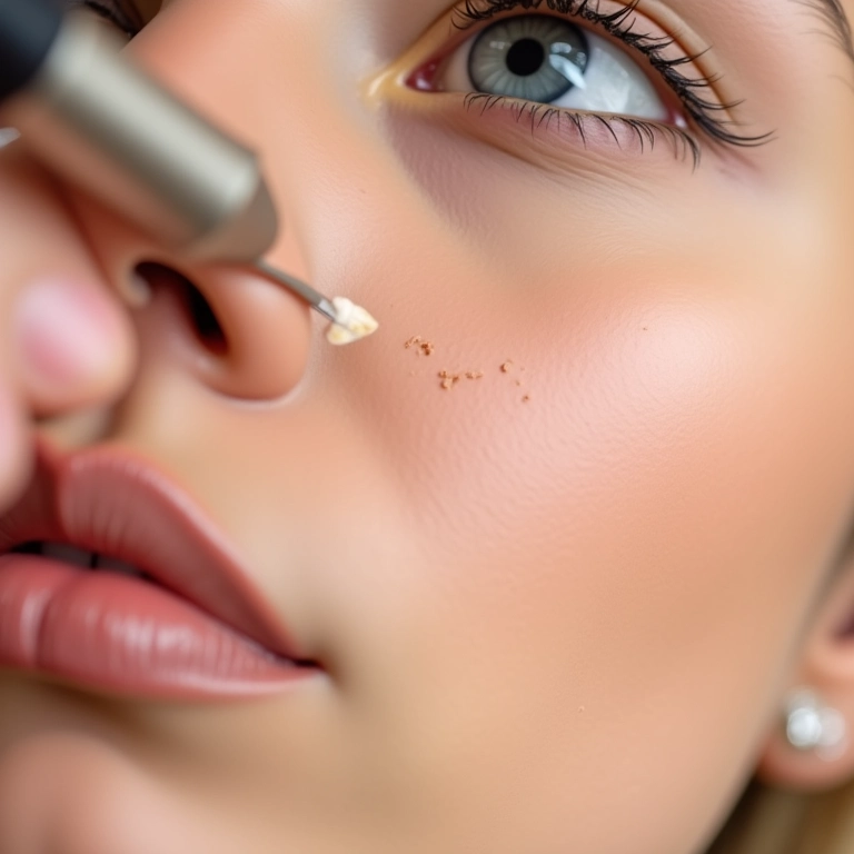 Pincel de precisão para corretivo, detalhes e acabamento impecável.