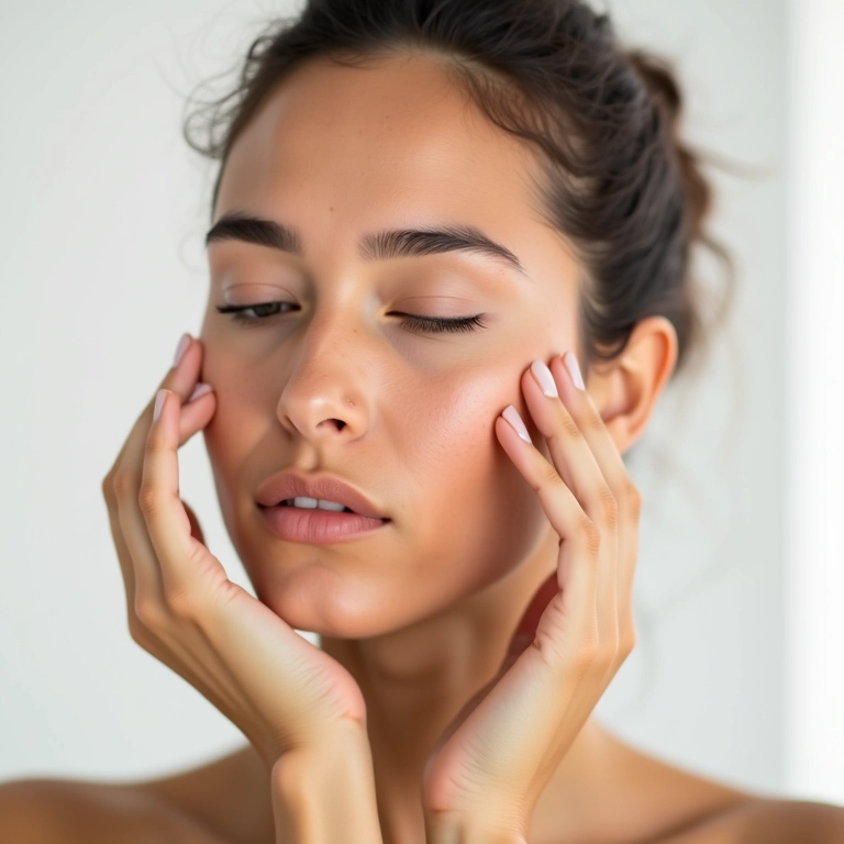 Pó compacto mineral para pele sensível, fórmula suave.