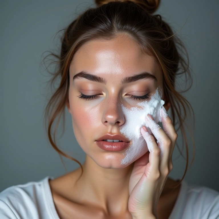 Pó de sílica evitando flash branco em fotos.