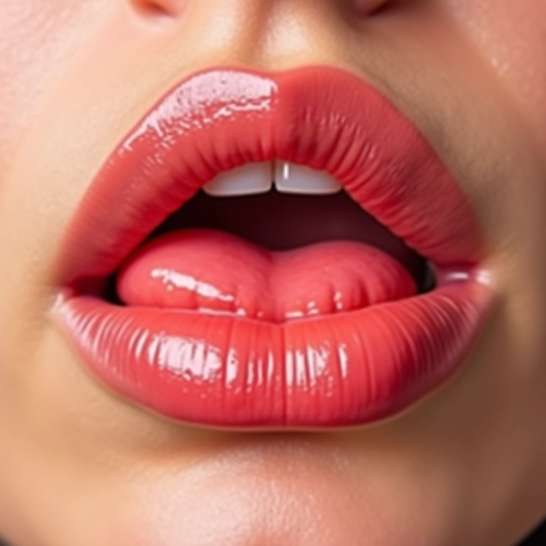 Preparação dos lábios com esfoliação e hidratação antes do batom.