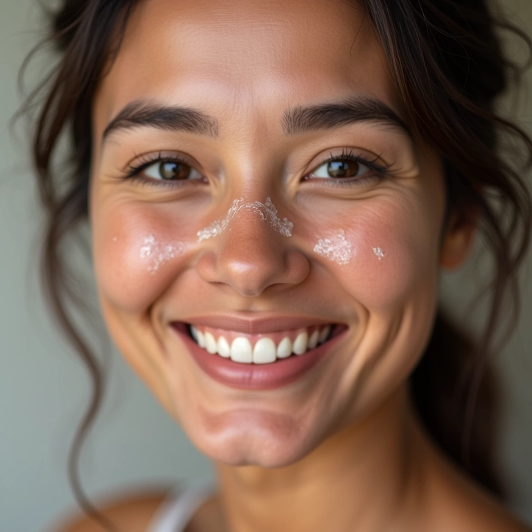 Primer em bastão disfarçando poros