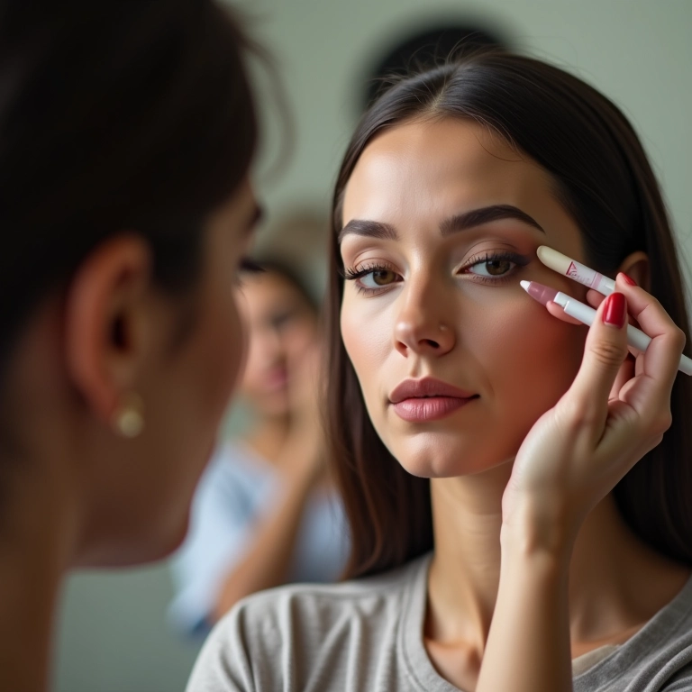 Primer em bastão prolongando maquiagem