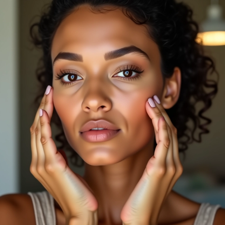 Primer em gel facilitando a aplicação da base.