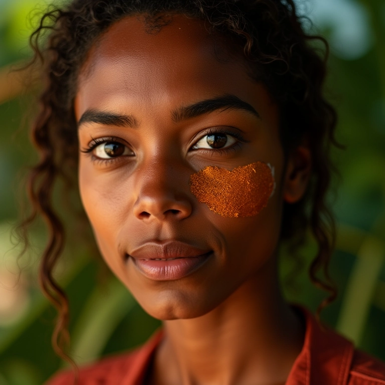 Primer em óleo atuando como barreira protetora na pele de uma mulher.