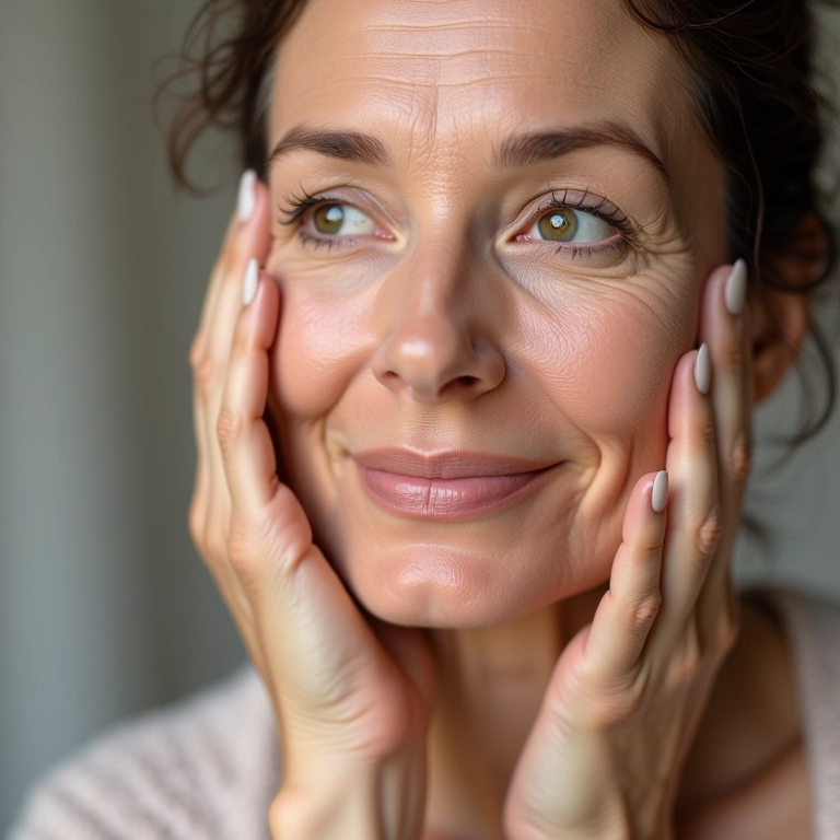 Primer mineral para pele madura sensível.