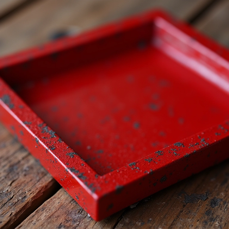 Primer vermelho para artesanato em metal.