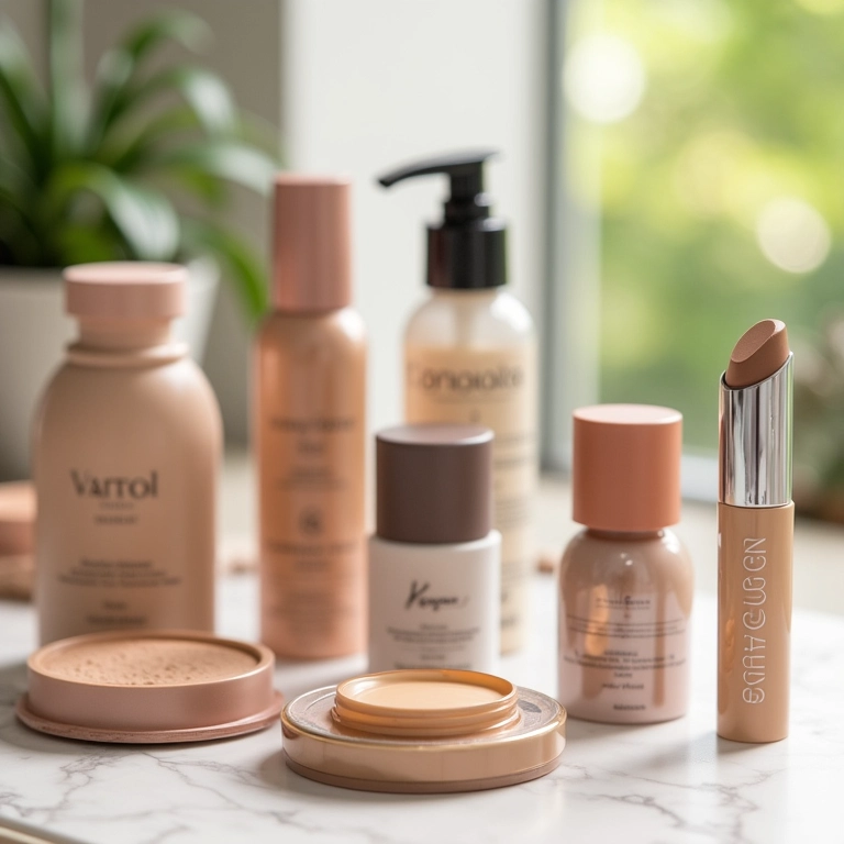 Produtos baratinhos para fazer contorno facial.