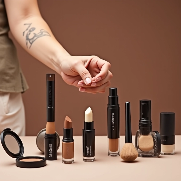 Produtos de contorno para o nariz.