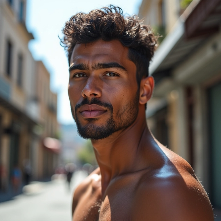 Proteção contra agressores externos com BB cream masculino.