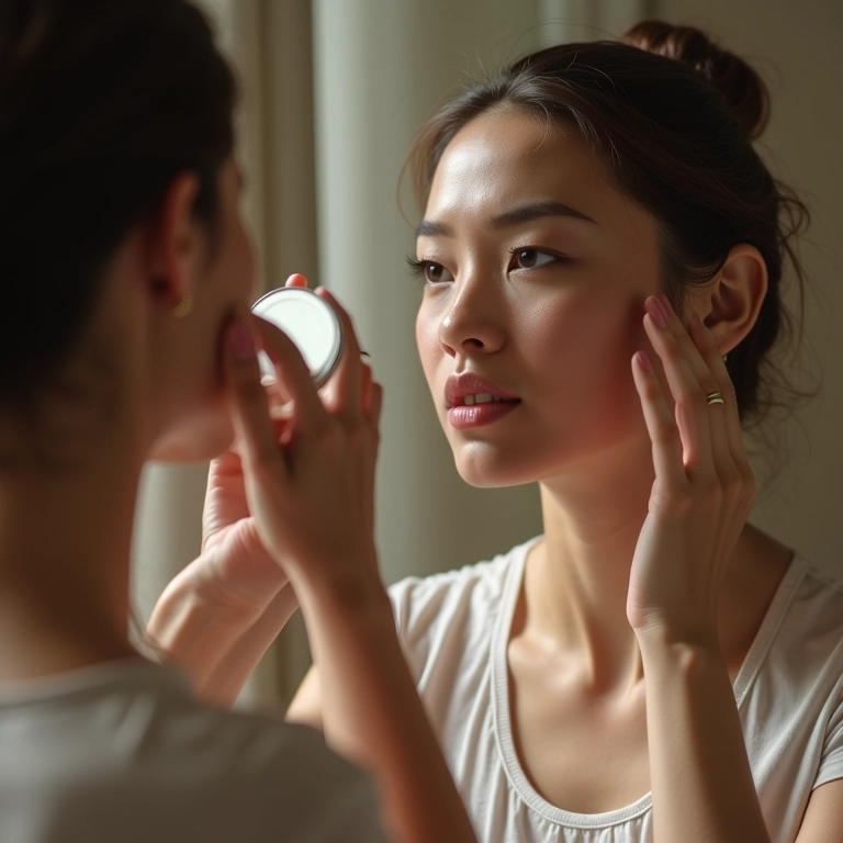 Reaplicando o pó HD ao longo do dia.