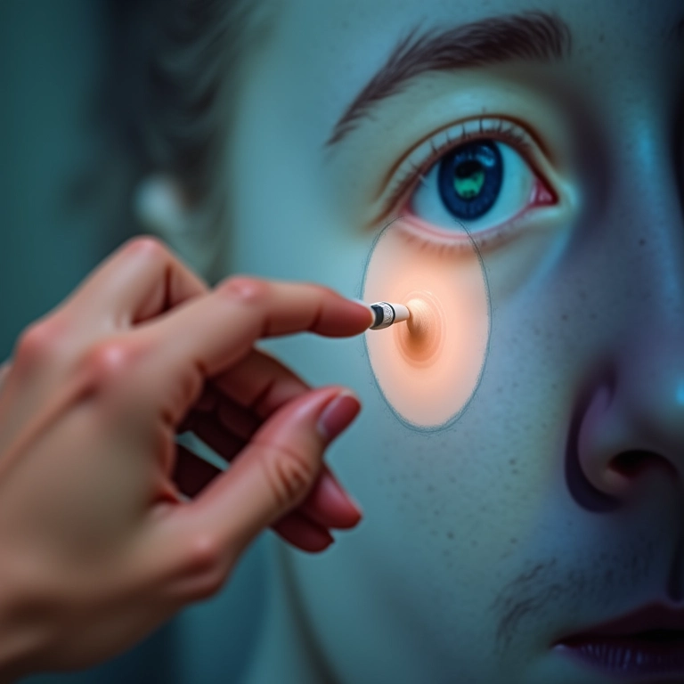 Remoção digital de objetos com corretivo em foto.