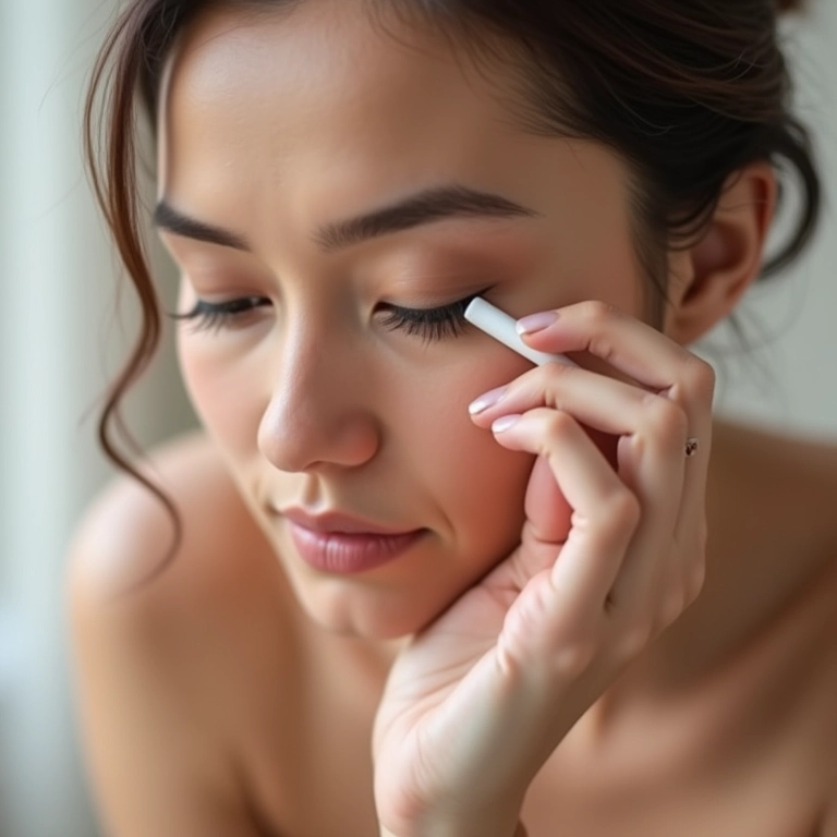 Remoção suave da cola de cílios sem danificar os cílios naturais.