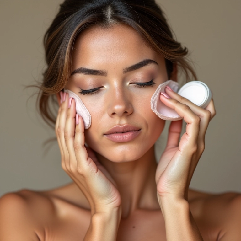 Removendo a maquiagem corretamente.