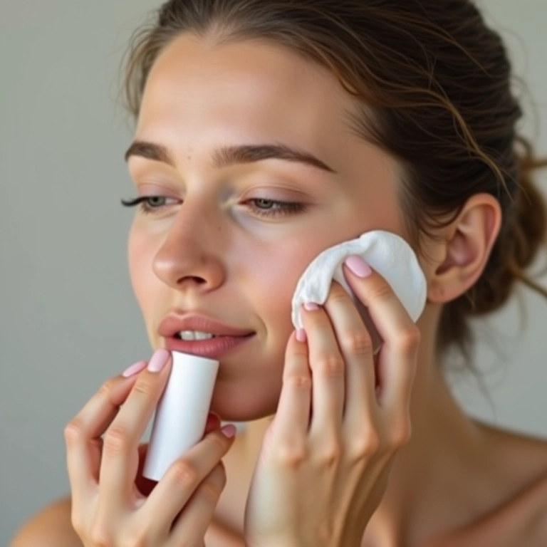 Removendo o corretivo com esponjinha adequadamente.