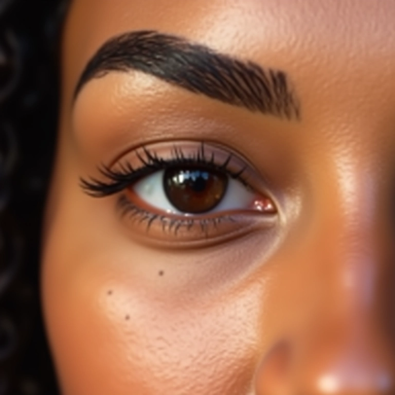 Sobrancelhas definidas anos 90: o poder de um olhar marcante.