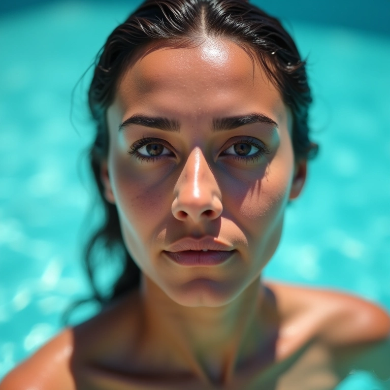 Sombra líquida à prova d'água, maquiagem resistente.