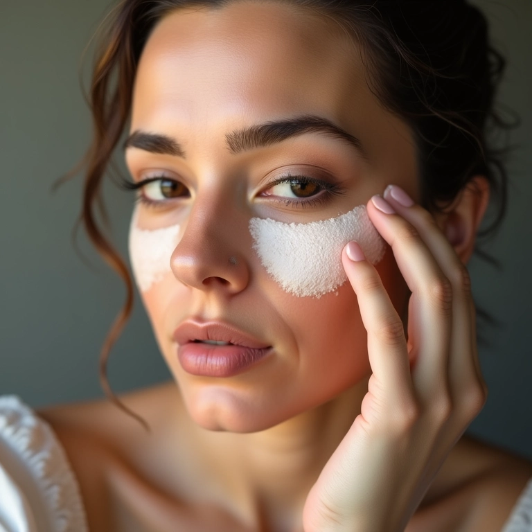 Técnica de baking para aumentar a durabilidade da maquiagem.