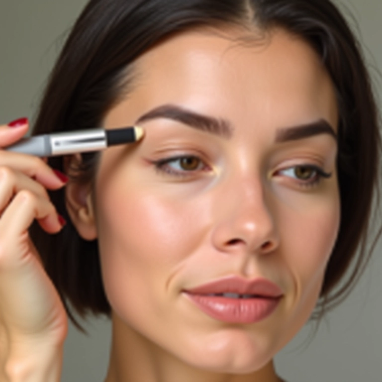 Técnica do triângulo invertido para iluminar o rosto.