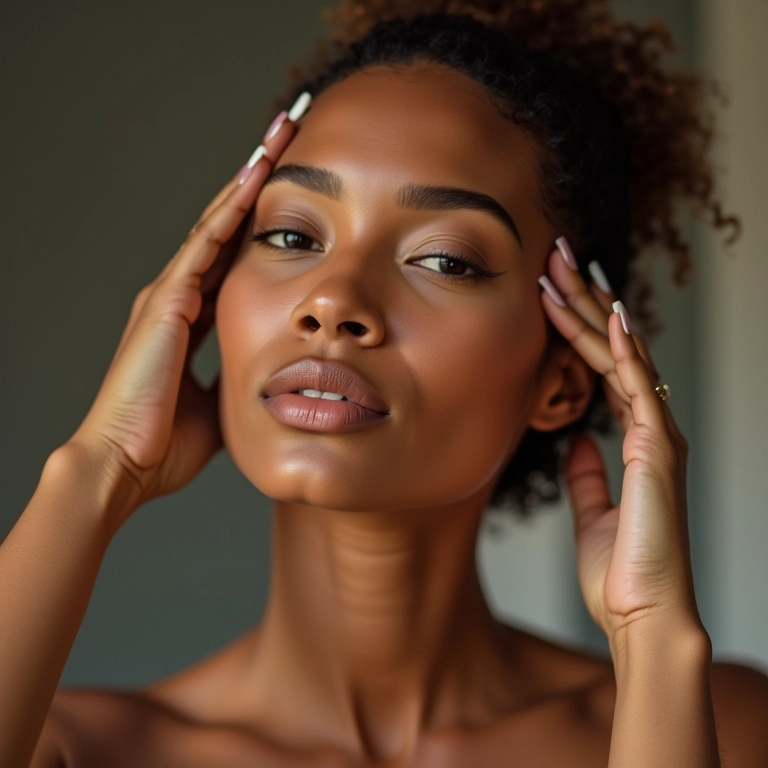 Teste a cor da base matte na luz natural.