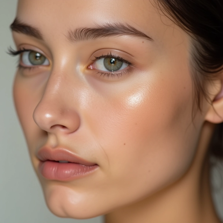 Teste de cobertura de corretivo de longa duração em pele clara.