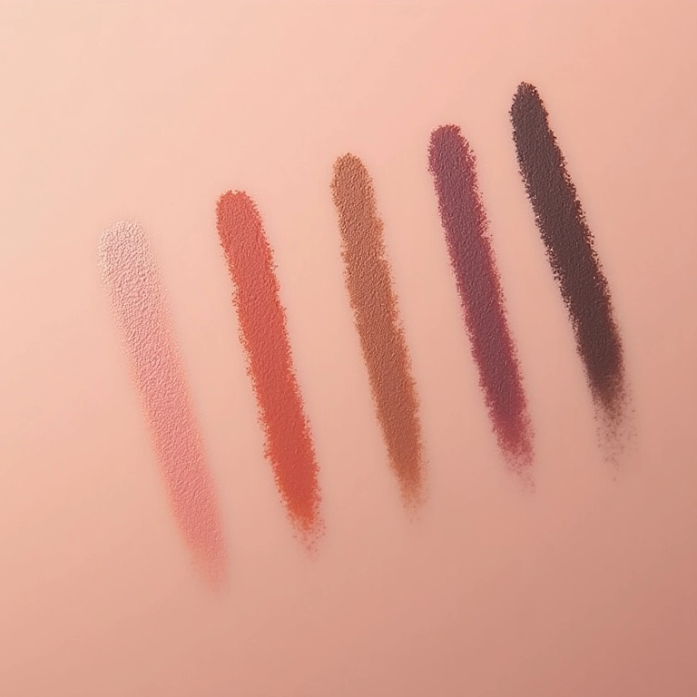 Teste de pigmentação e durabilidade de delineadores.