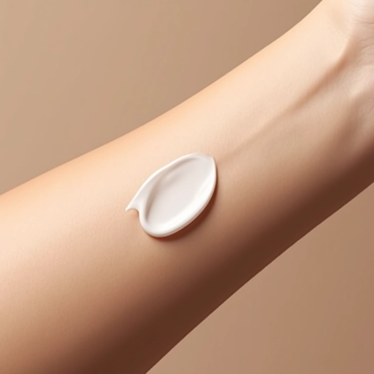 Teste de sensibilidade do BB cream.