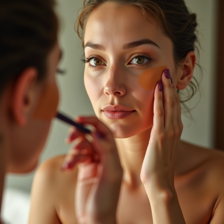 Teste o bronzer antes de comprar.