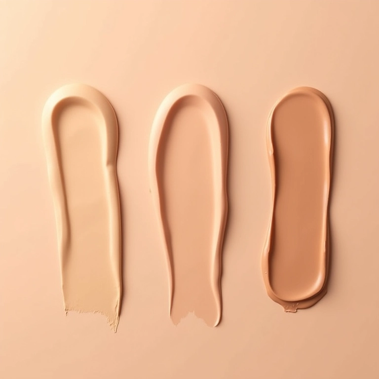 Texturas de corretivo: líquido, cremoso e em bastão.