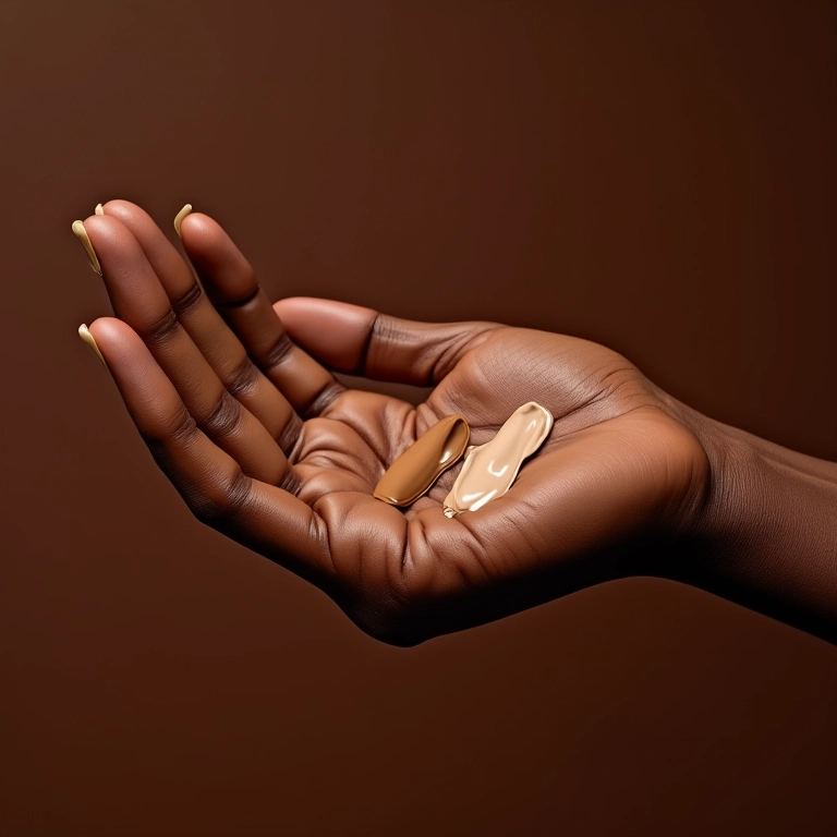 Texturas de corretivo para pele negra: comparação.