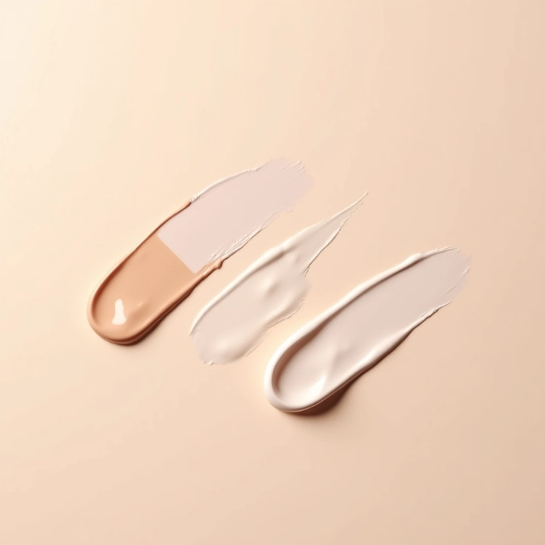 Tipos de pele e primers correspondentes.