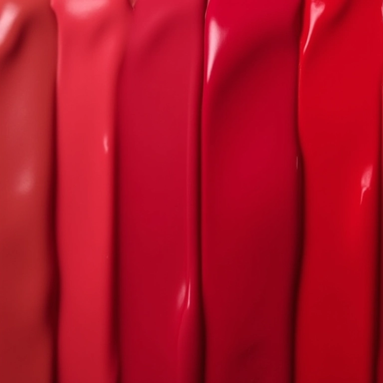 Variedade de batons com diferentes texturas e acabamentos para aumentar os lábios.