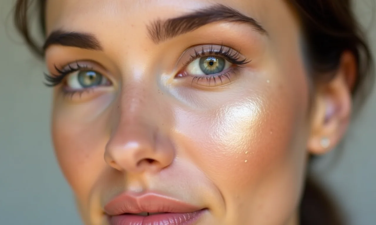 A importância de esfumar bem o iluminador.