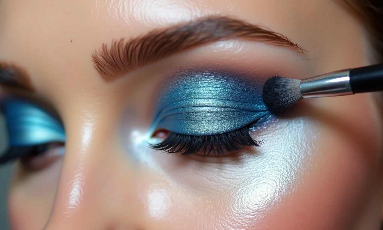 A importância do primer para a durabilidade da sombra azul metálica.