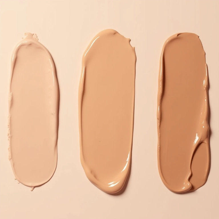 Acabamentos de base: matte, natural e glow.