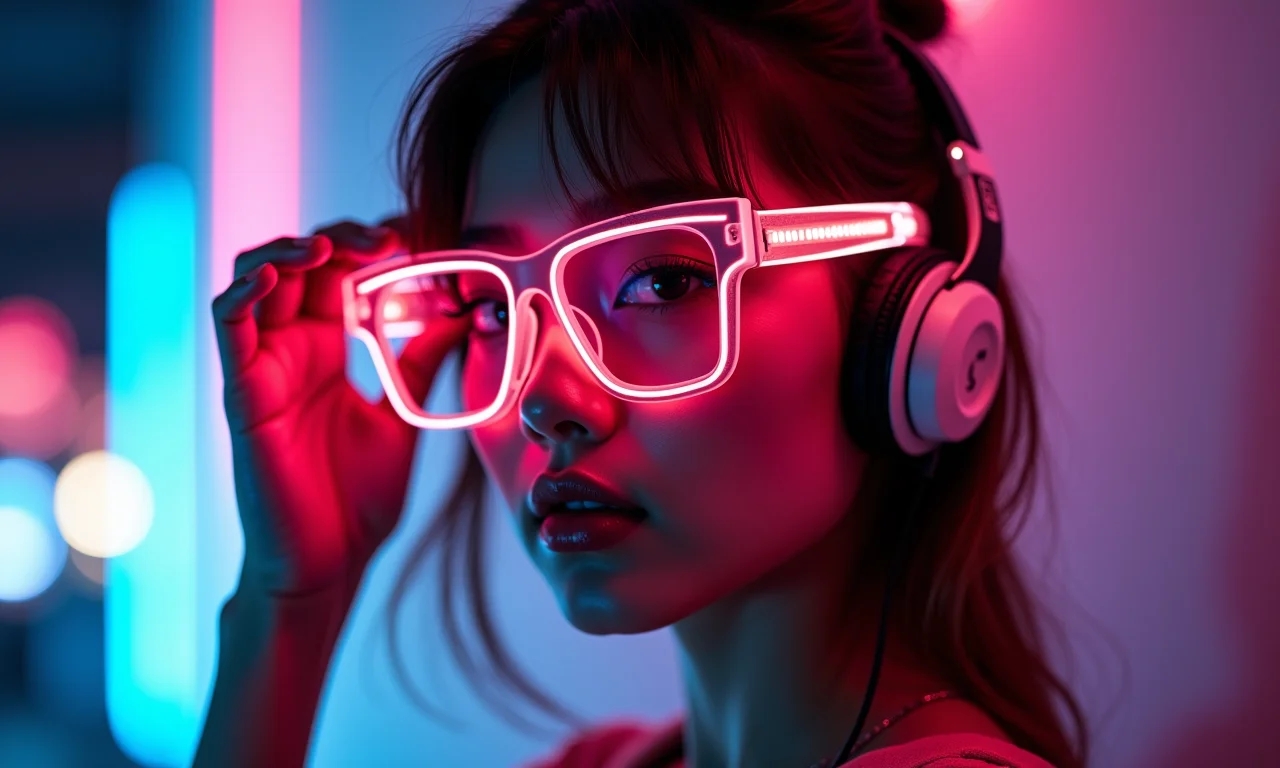 Acessórios futuristas para complementar o look.