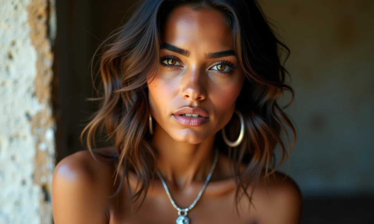 Acessórios que complementam a maquiagem soft grunge.