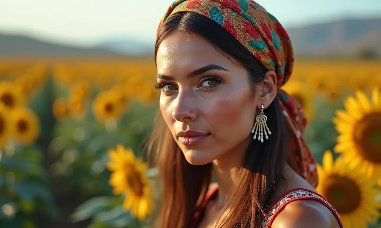 Acessórios que complementam o look, estilo anos 70.