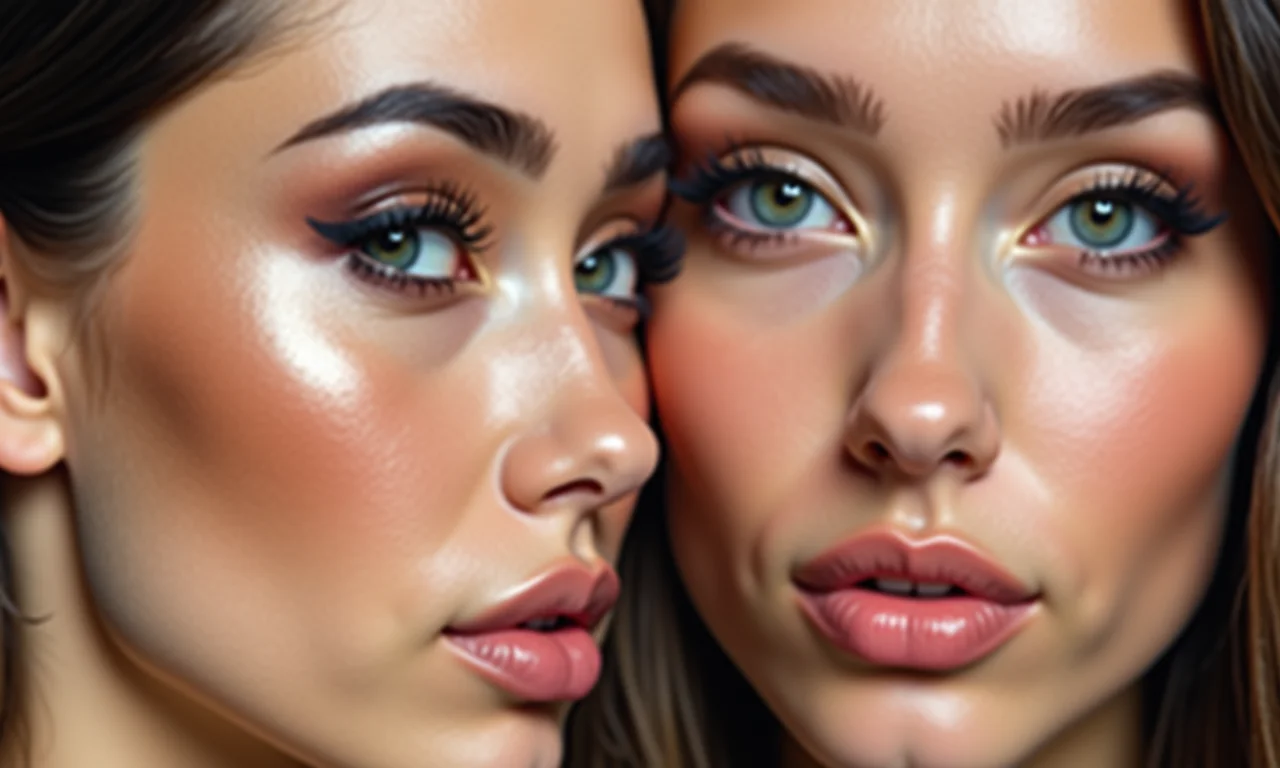 Adaptando as cores da maquiagem ao tom de pele.