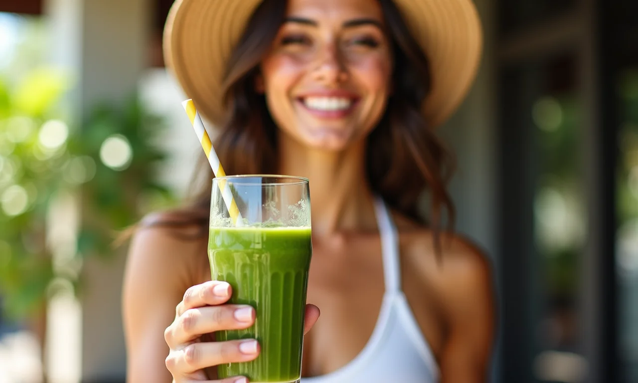 Alimentação saudável para uma pele radiante.